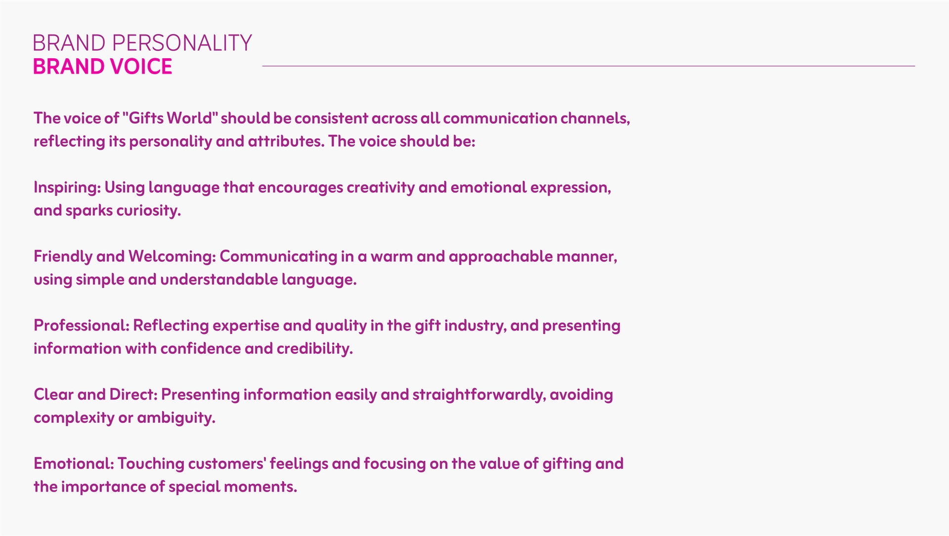 Gifts World Brand Strategy &amp; Identity Design